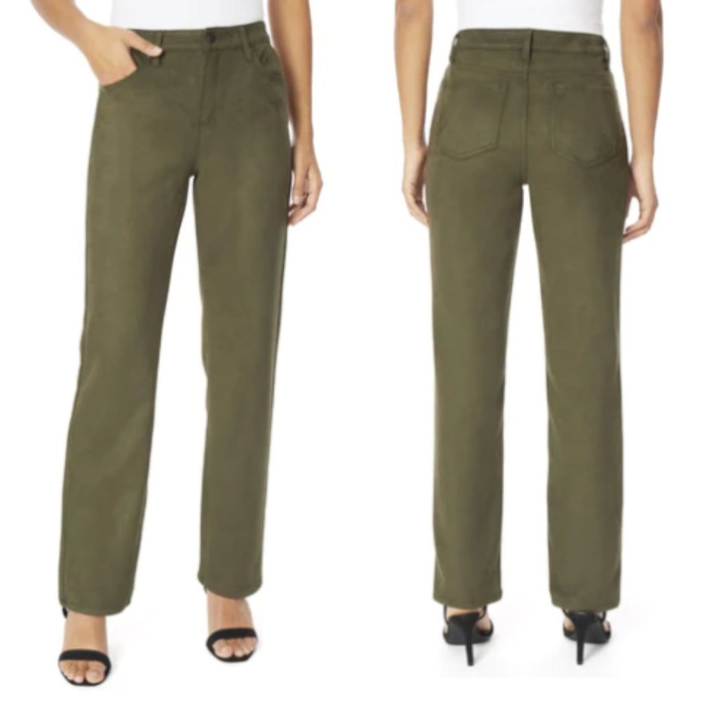 Cabela's Womens Pants Forest Green Size 12 Straight Leg High Waist NEW!